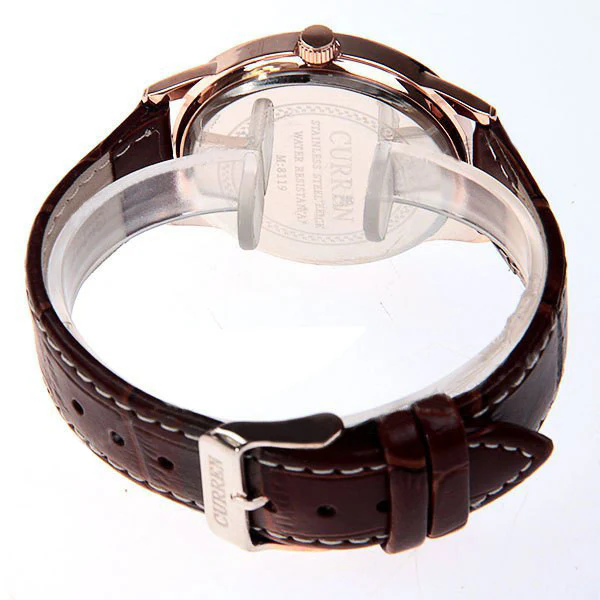 Curren Women's Watch with Leather Band (White 3.4cm Dial) - CUR048 - Image 4