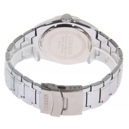 Curren Quartz Men's Stainless Steel Watch (White 4.8cm Dial) - CUR078 - Image 3