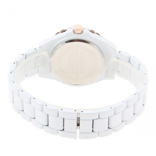 Curren Men's White Stainless Steel Waterproof Rhinestone Watch (White 4.5cm Dial) - CUR084 - Image 4