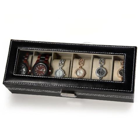 Curren PU Leather 6 Grids Watch Box - CUR WB1004 - Image 3
