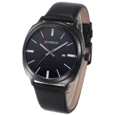 Curren Analog Date Classic Watch (Dial 4.2cm) - CUR125 - Image 2