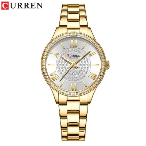 Curren Women's Blanche Rhinestone Watch (Dial 3.2cm) - CUR218 - Image 11