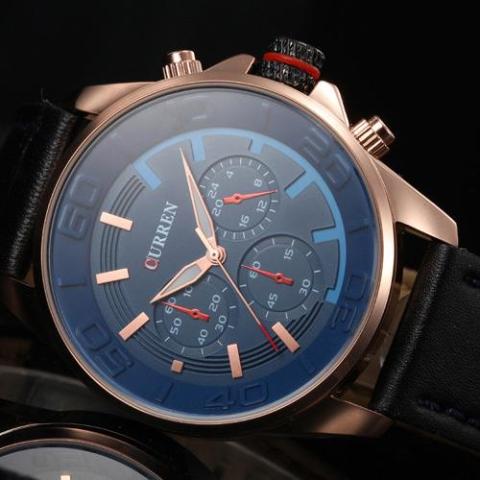 Curren Blue Dial Choronograph Watch (Blue Dial 4.4cm) - CUR 138 - Image 2