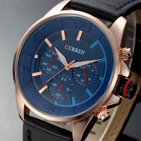 Curren Blue Dial Choronograph Watch (Blue Dial 4.4cm) - CUR 138 - Image 3