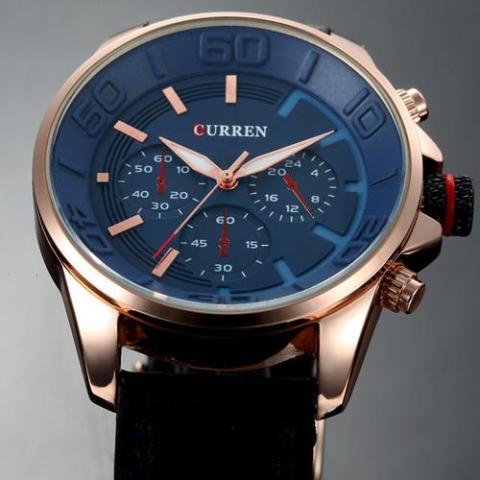 Curren Blue Dial Choronograph Watch (Blue Dial 4.4cm) - CUR 138 - Image 5