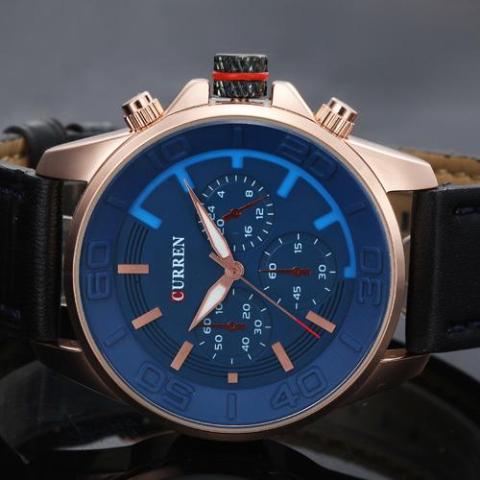 Curren Blue Dial Choronograph Watch (Blue Dial 4.4cm) - CUR 138 - Image 6