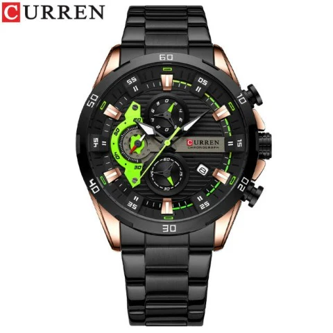 Curren Men's Chronometer Stainless Steel Watch (Dial - 4.7cm) - CUR216 - Image 7