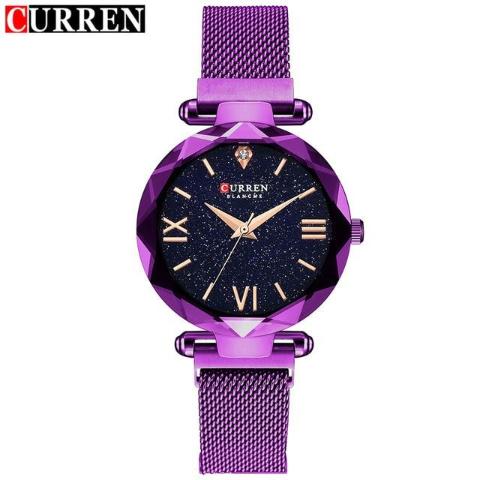 Curren Diamond Cut Women's Watch (Dial 2.8cm) - CUR175 - Image 2