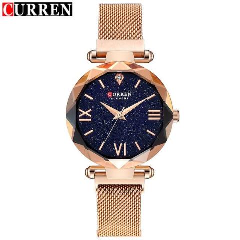 Curren Diamond Cut Women's Watch (Dial 2.8cm) - CUR175 - Image 6