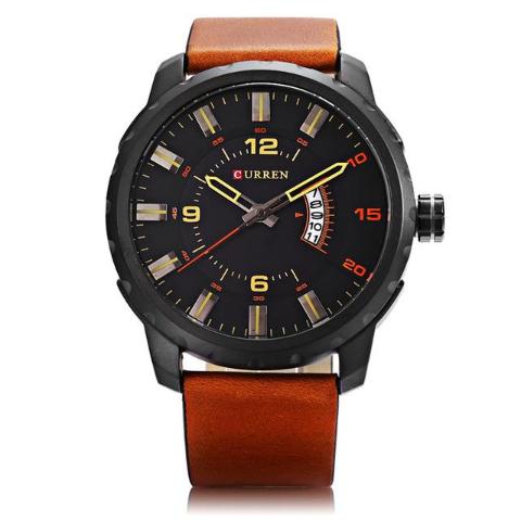 Curren Genuine Leather Quartz Watch (Dial 5.0cm) - CUR 137 - Image 7