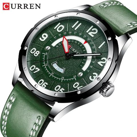 Curren Green Strap and Dial Watch (Dial 4.4cm) - CUR188 - Image 2