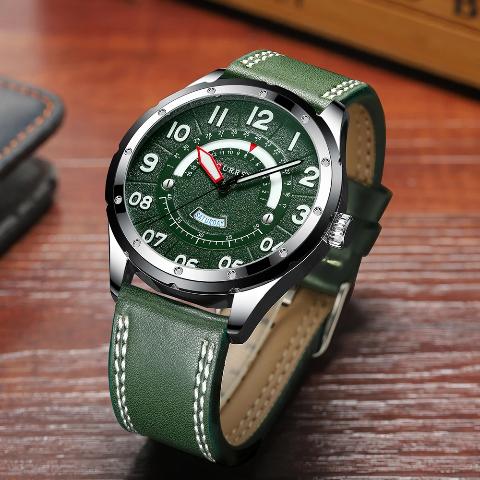 Curren Green Strap and Dial Watch (Dial 4.4cm) - CUR188 - Image 3
