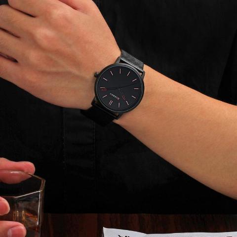 Curren Men's Ultra Thin Watch (Dial 4.5cm) - CUR 164 - Image 3