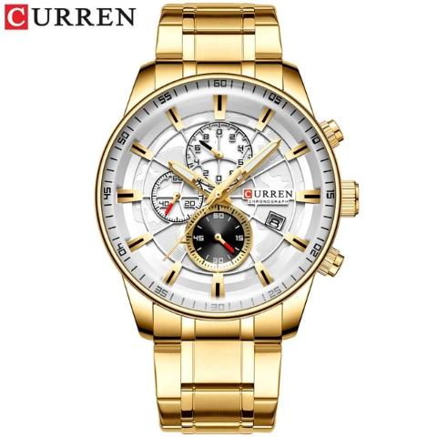 Curren New Chronograph Watch (Dial 4.7cm) - CUR187 - Image 7