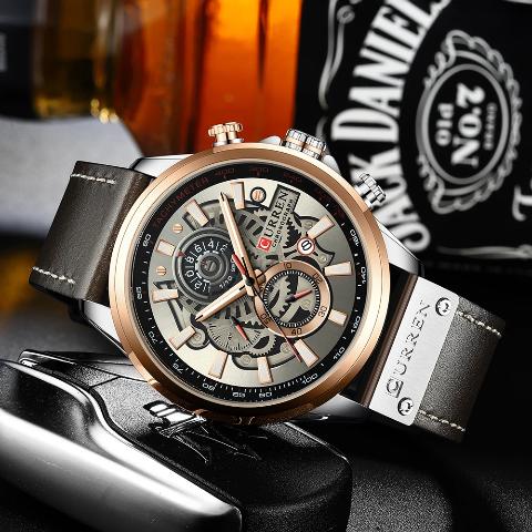 Curren Men's New Creative Chronograph Watch (Dial 4.8cm) - CUR196 - Image 6