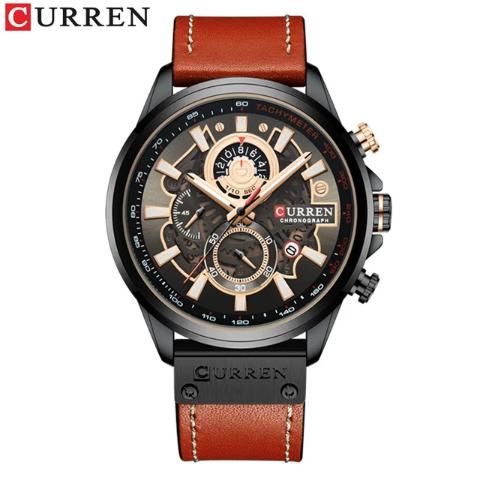 Curren Men's New Creative Chronograph Watch (Dial 4.8cm) - CUR196 - Image 9