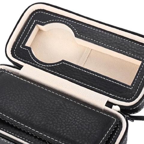 Curren PU Leather 2 Grids Watch Box - CUR WB1003 - Image 3