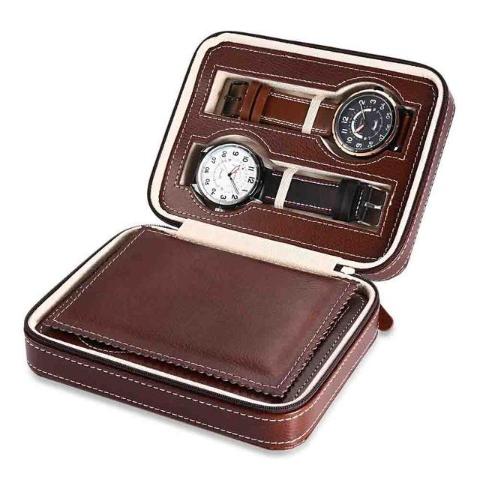Curren PU Leather 4 Grids Watch Box - CUR WB1001 - Image 5