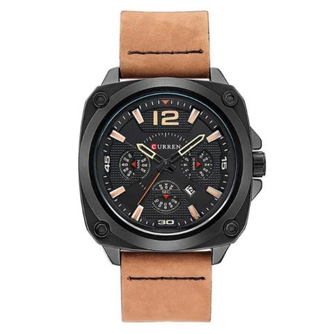 Curren PU Leather Square Watch (Dial 4.6cm) - CUR190 - Image 7