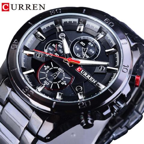 Curren Waterproof High Quality Metal Watch (Dial 4.5mm) - CUR 136 - Image 2